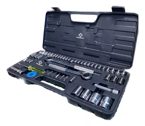 Kit De Copas Ratchet X 52 Piezas Ferrenovo®