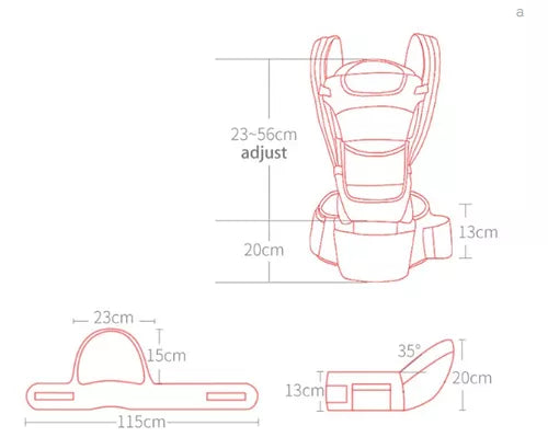 Canguro Para Bebe - Carrier Hip Seat®